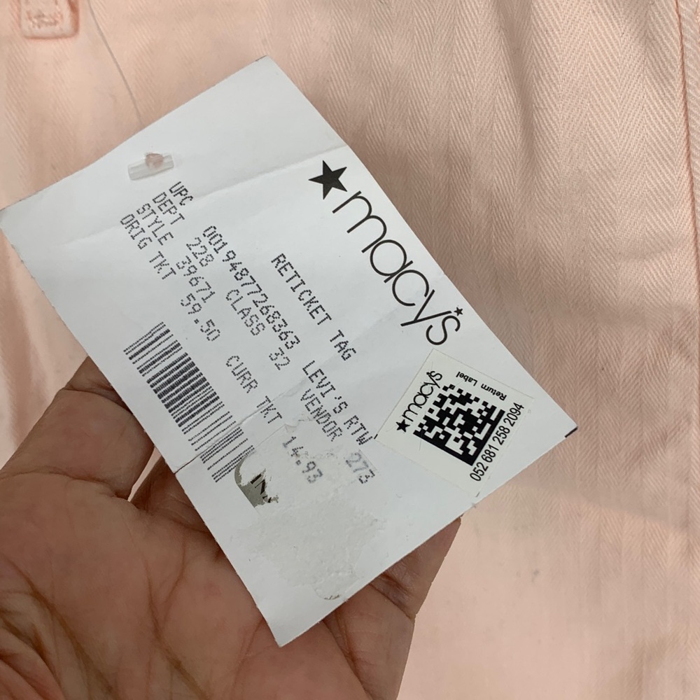 Size 10 women’s pants classic wide leg cropped pretty pastel color new - Picture 11 of 17